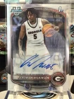 2025-26 Bowman Chrome Prospect Autographs Jeremiah Wilkinson RC Auto Georgia GL