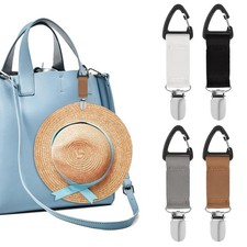 4Pcs Travel Hat Clip Elastic Hat Holder for Purse Hands-Free Bag Accessory fo...
