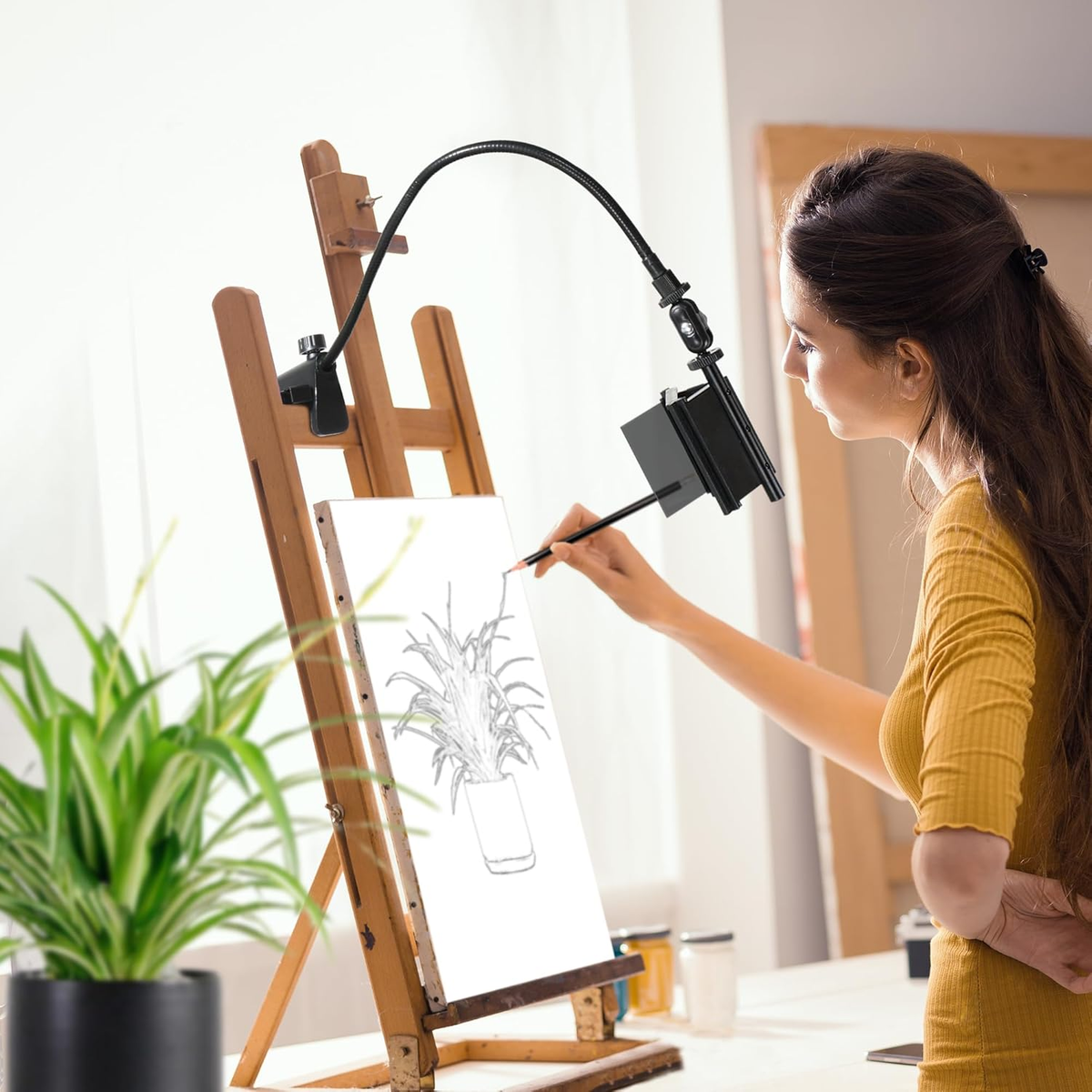 Camera Lucida Drawing Tool,Multi-Angle Fixture,Adjustable Pea Jig