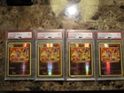 FOUR Pokemon XY 2016  Charizard   Evolutions  Reverse  Holos #11 PSA 9