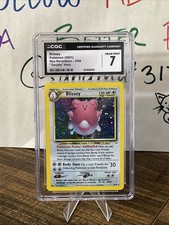 💎 2001 NEO REVELATION BLISSEY UNLIMITED “DOUBLE HOLO” ERROR, CGC 7 💎