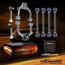 8x Adjustable Front & Rear Camber Arms For 03-07 Honda Accord 2004-08 Acura TSX