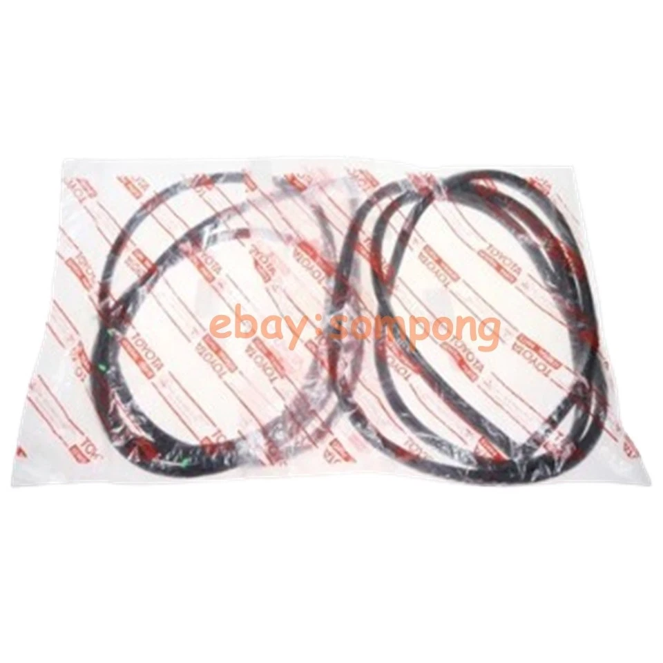 Par de sellos de resistencia para puerta Toyota Corolla sedán de 2 puertas KE10 KE11, 1966-1970 Foto 2 de 4