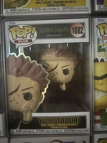 FUNKO POP Jujutsu Kaisen Yuji Itadori 1882 Anime Vinyl Figure Pop Plus Shonen