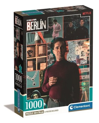 Puzzle 1000 Compact Netflix Berlin von Clementoni
