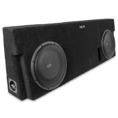 NVX LVE-TOY-TUNCCG2-D12S Dual 12'' Loaded Subwoofer Enclosure