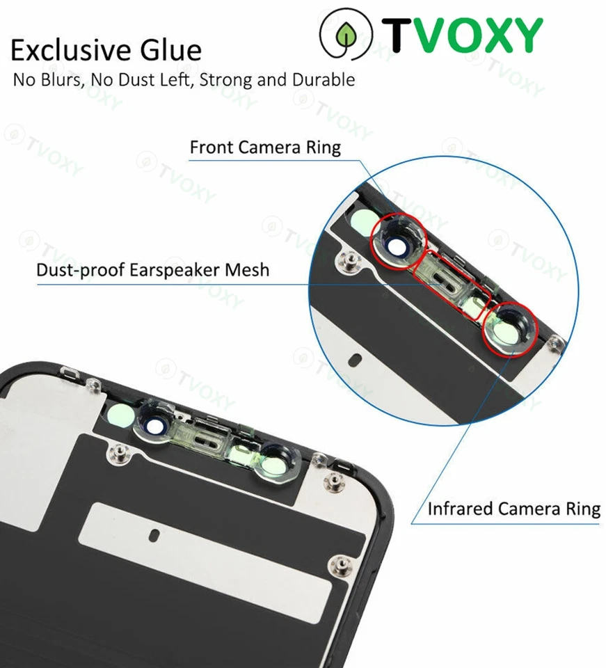 For iPhone 12 Pro MAX Screen Replacement LCD/OLED Display Touch Screen Digitizer - Image 2 of 4