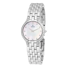 CONCORD 14K White Gold 26mm Diamond Les Palais 66-25-266 Box Warranty NEW