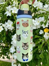 Limited Edition Owala 32oz FreeSip Cat Collag...