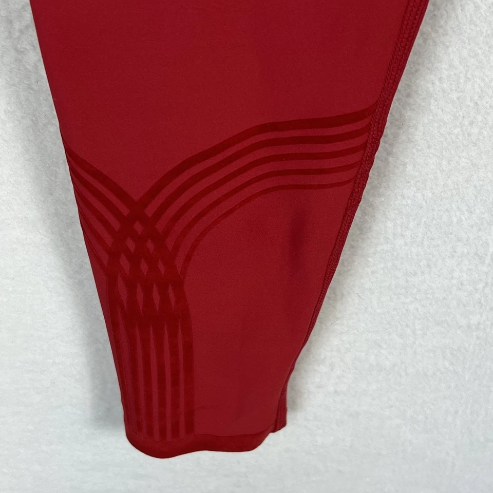 Fanka Leggings Women's Size XL Red Length Body Sculpt Reversible High Waist - Image 4 of 4