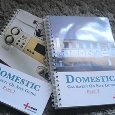 NICEIC Domestic Gas Safety On Site Guide Manuals Part 1 & 2 Set of 2