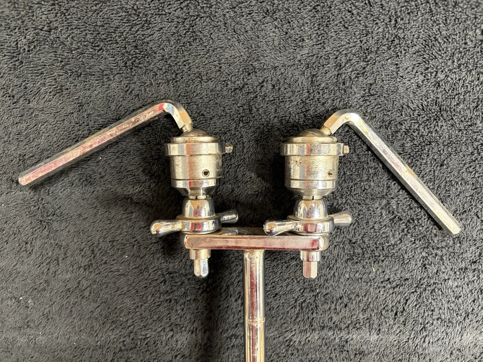 Vintage Rogers Swiv-O-Matic Dual Tom Drum Mount Chrome 60-70’s - Image 3 of 4