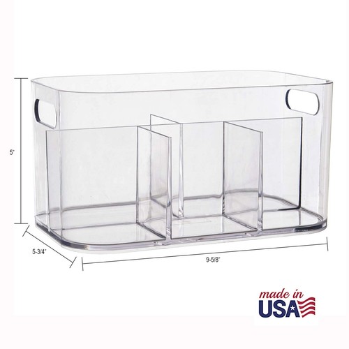 STORi Bliss Kosmetik-Organizer aus Kunststoff mit 5 Fächern | transparent | rechteckig - Bild 5 von 8