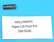 Hollymatic Paper Lift Pivot Pin, 200-0516, Series 200 Gourmet Patty Machine