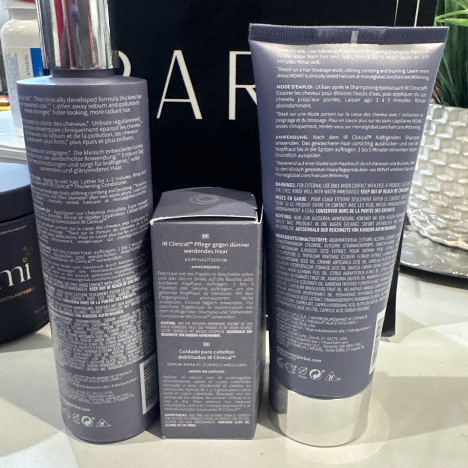 MONAT IR INTENSE REPAIR CLINICAL SYSTEM  Shampoo, Conditioner, Serum New🙌🏽 - Image 2 of 2