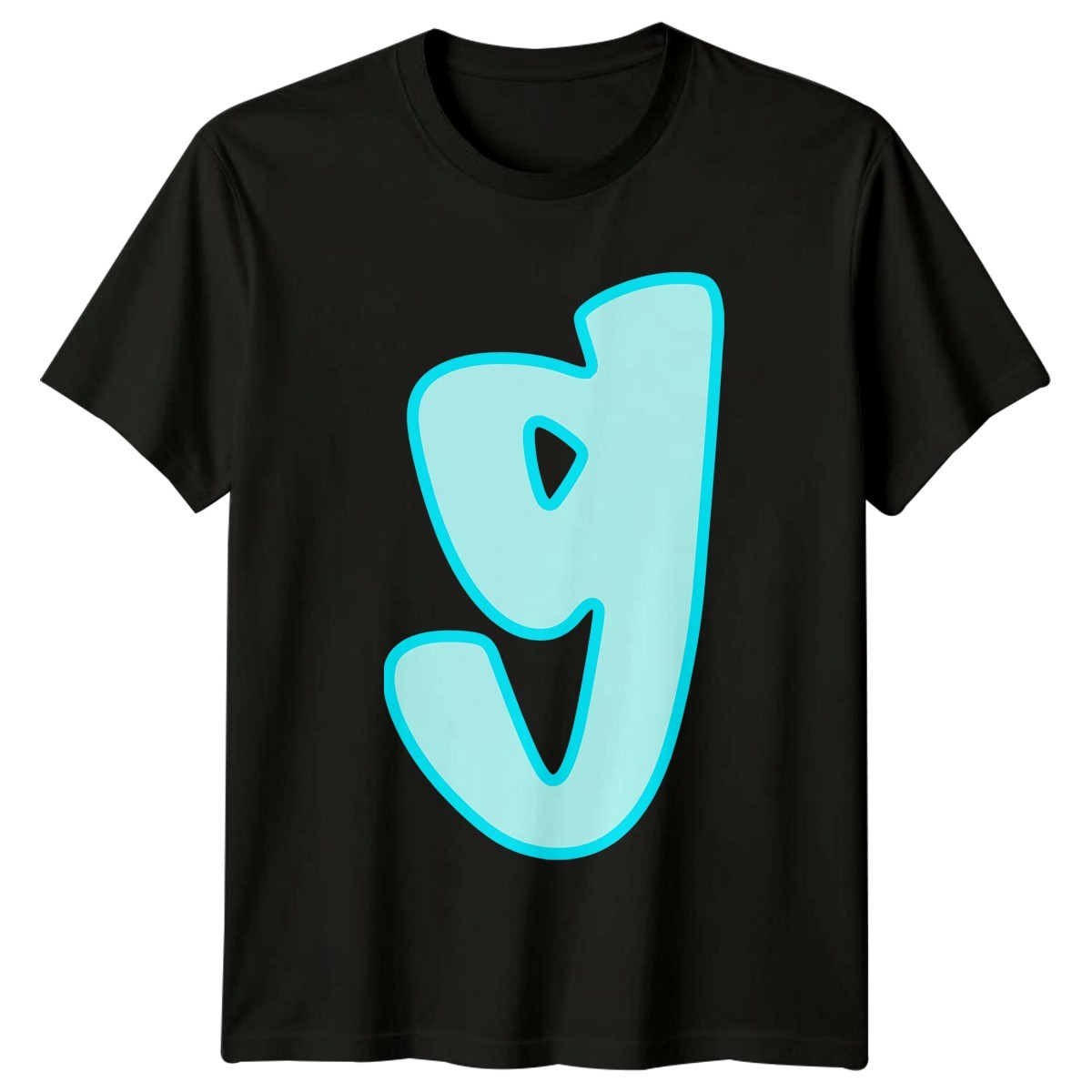 G Letra Alfabeto Letra Única Hombres Mujeres Unisex Camiseta Diseño Inicial