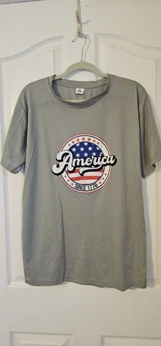 Patriotic America Since 1776 Graphic T-Shirt - Large - Armored Sportswear - product listing photo