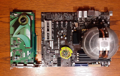 ASUS NVIDIA GeForce 7950 GX2 1GB GDDR3 PCI-Express + Mainboard CPU RAM Cooler