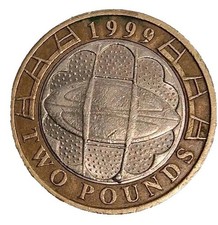 Rugby World Cup 1999 £2 Two Pound Coin Circulated