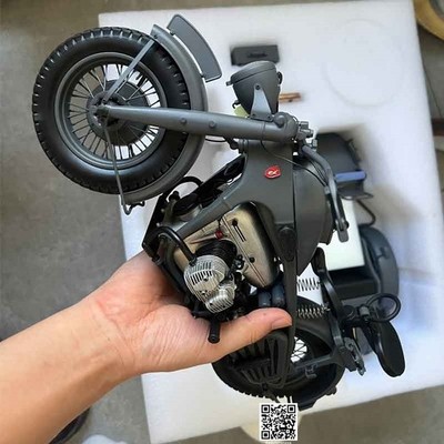 DID 1/6 Motor Tricycle Motorcycle Collection Model For Action Figure Gray Ver.