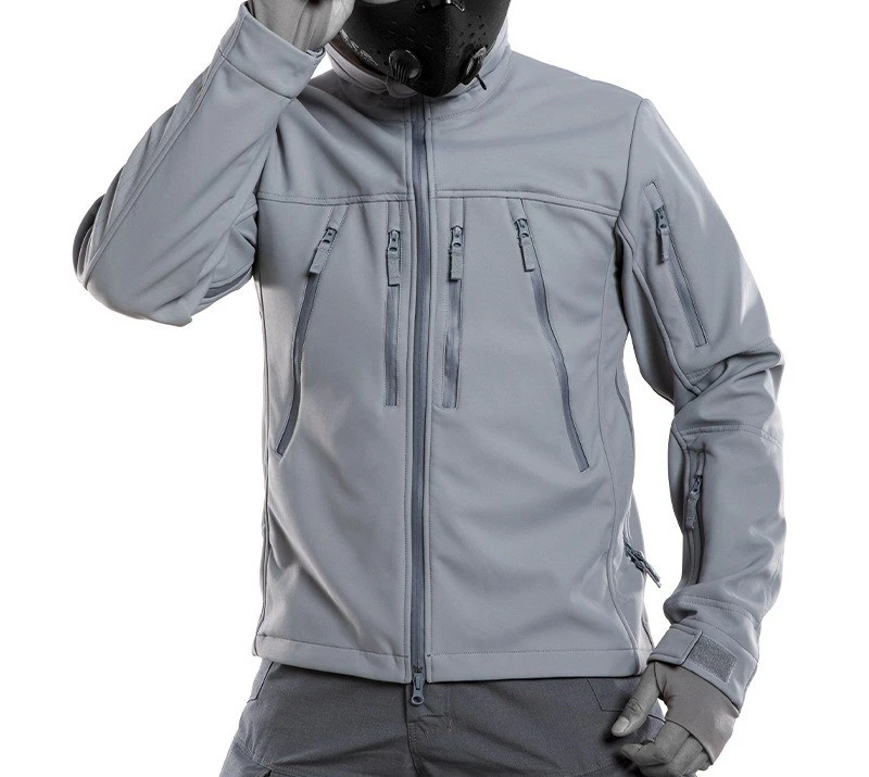 Men's Outdoor Soft Shell Clothing Waterproof and Windproof Jacket Coat