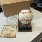 Barry Bonds Signed Baseball w/ "3-time N.L. MVP" Stand + Ken Goldin COA