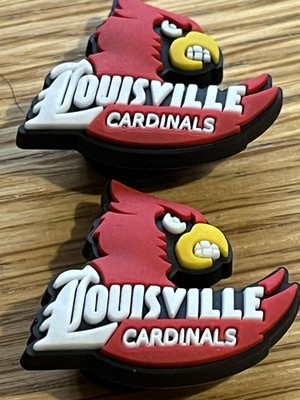 Paar 2 Premium Qualität Schuh Charms NCAA American Football Louisville Cardinals  
