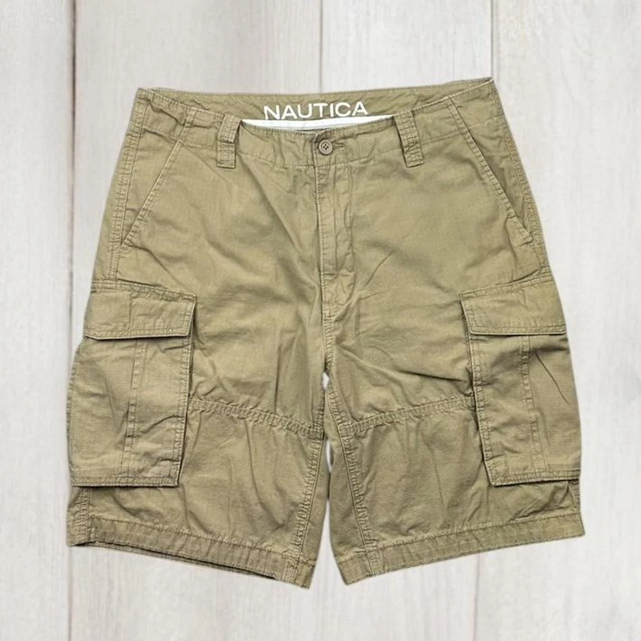 Vintage Nautica Tan Cargo shorts