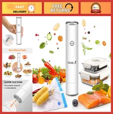 Compact Wireless Handheld Vacuum Sealer for Food Storage, Rechargeable