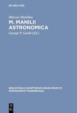 Marcus Manilius M. Manilii Astronomica