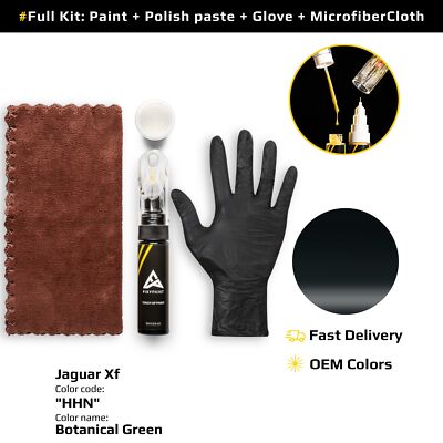 Touch up Paint for Jaguar Xf Code: HHN Botanical Green