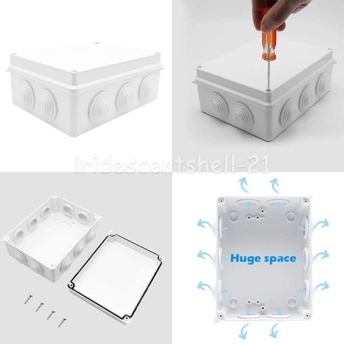 10 sizes ABS Plastic IP65 Waterproof Junction Box Case Electrical Enclosure NEW - Picture 9 of 10