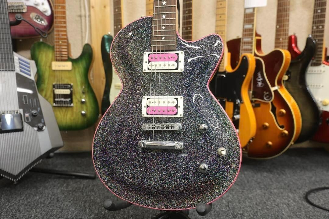 デイジーロック レスポール ギター ロックキャンディ ピンクラメ DAISY ROCK Les Paul Electric Guitar Type Sparkle Pink used