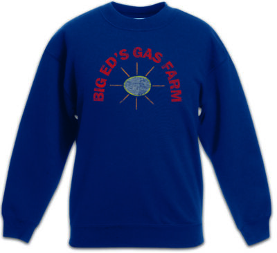 BIG ED'S GAS FARM Kinder Pullover Twin Peaks Ed petrol gas Sign Tankstelle