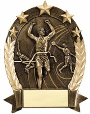 6.25" Track Male Trophy Personalized Free