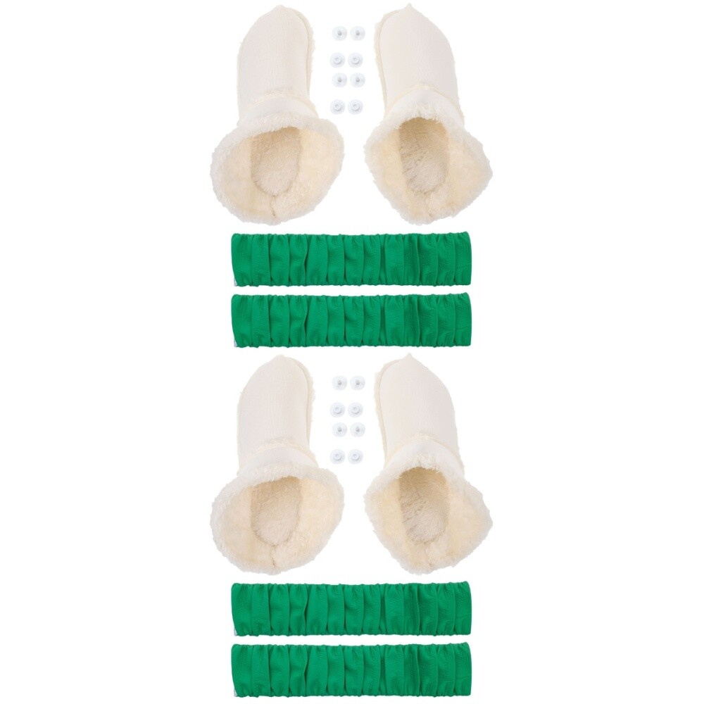 APL 2 Paia Solette per Scarpe Forate Invernali Maschera Piedi Pantofole Adesive