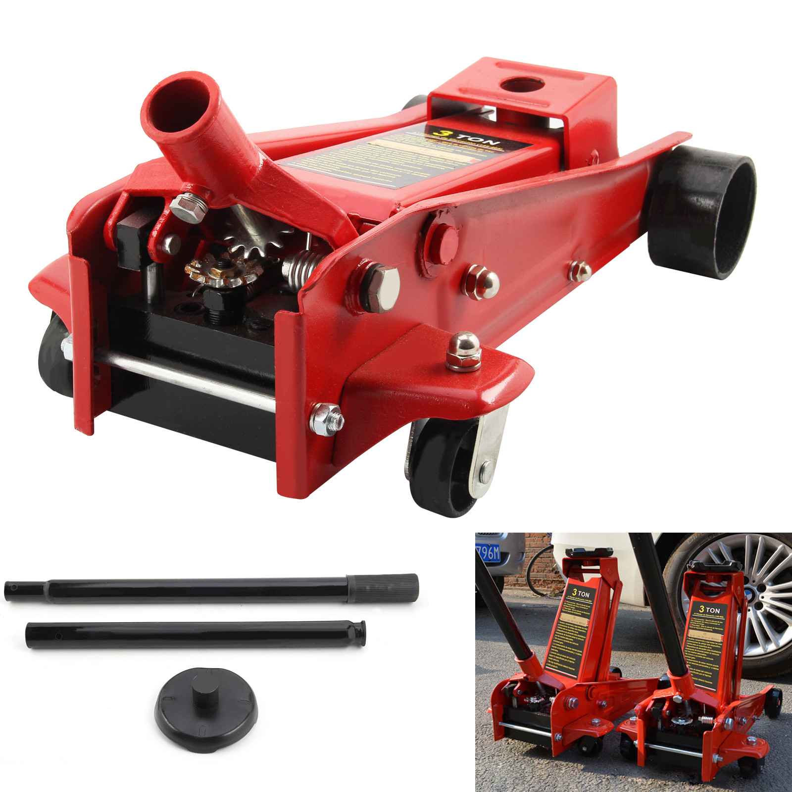 3 Ton Lift Heavy Duty Hydraulic Trolley Grelly UK