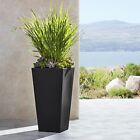 Member's Mark Tall Square Planter Color Black New