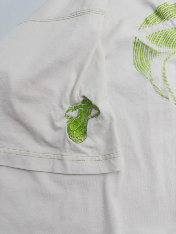 Camiseta De Colección Y2K UNK Miami Heat NBA Para Hombres 3XL Blanca Estampado Gráfico 100% Algodón Foto 2 de 4