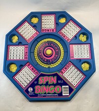 Vintage Smethport Roulette-Style Spin Bingo Board Game Complete 1994 USA Made