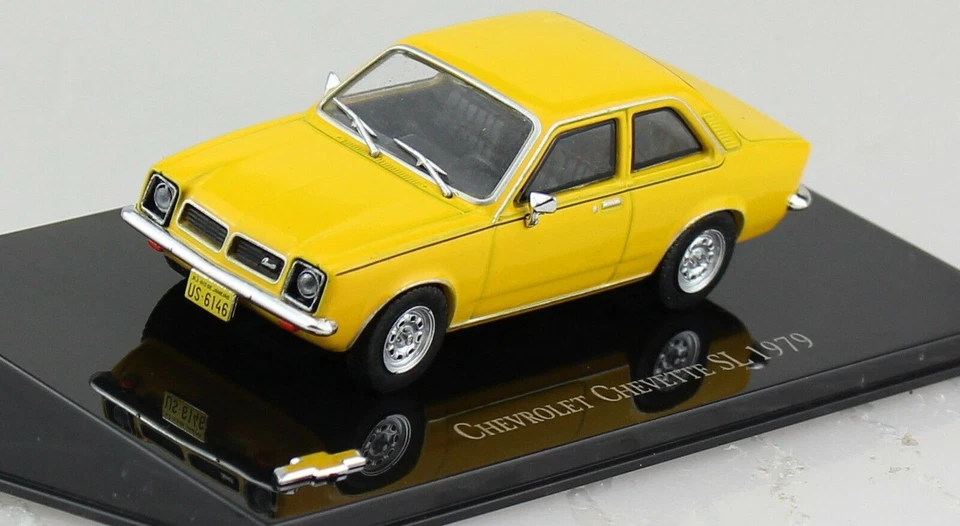 Chevrolet Chevette SL 1979 Voiture Minature de Collection IXO Jaune Echelle 1/43 - Image 4 of 4