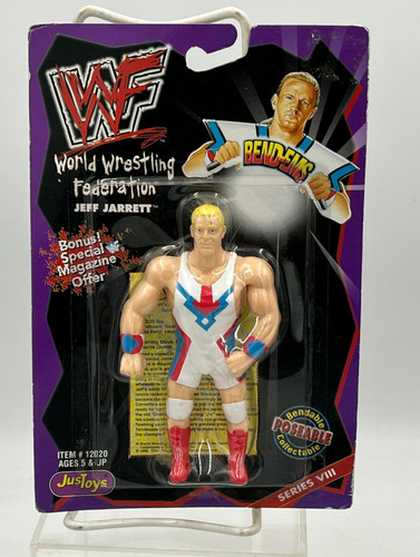 JEFF JARRETT WWF Bend Ems Just Toys 1998 series 8 ...