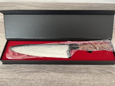 Pickwill 8  Chef Kitchen Knife New Used Once For Demo In Case | 67 Layers Steel