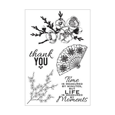 Hanami garden - Stempel - Clearstamp von Kaisercraft (CS282)