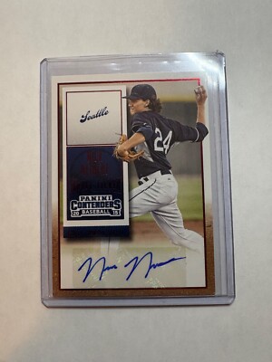 Nick Neidert 2015 Panini Contenders Autograph Card. Mariners 2nd Round - Pick 60
