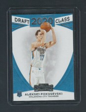 2020-21 Panini Contenders Draft Class Rookie Card # 14 Aleksej Pousevski