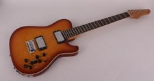 Silent travel electric guitar portable built in effect drum Sunburst
