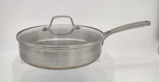 Calphalon 3 Quart Saute Pan 5003 With Lid Stainless Steel Helper Handle