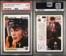 1991 Upper Deck French Jaromir Jagr PSA 9 Mint French Version