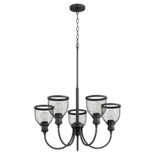 Quorum Omni 5 Light Chandelier, Noir - 6212-5-69